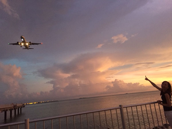 飛行機と私